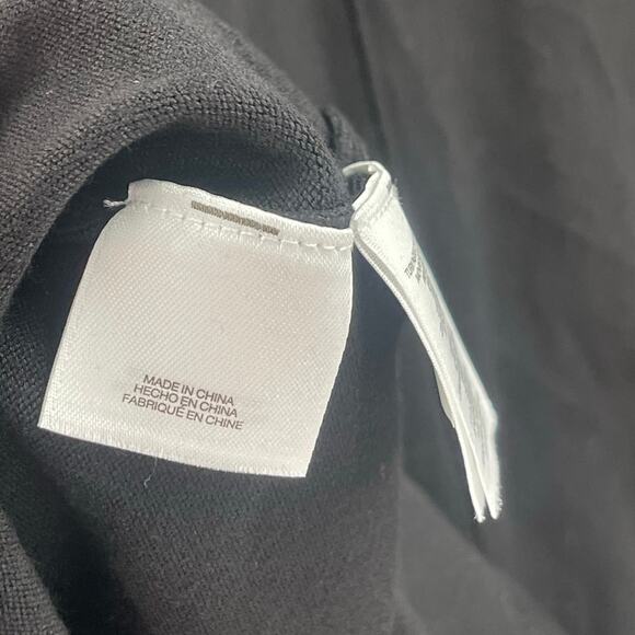 ANNE KLEIN Sweater Size 2X NWT Black Gold Button Detail Cowl Neck Plus Curvy - Picture 14 of 14